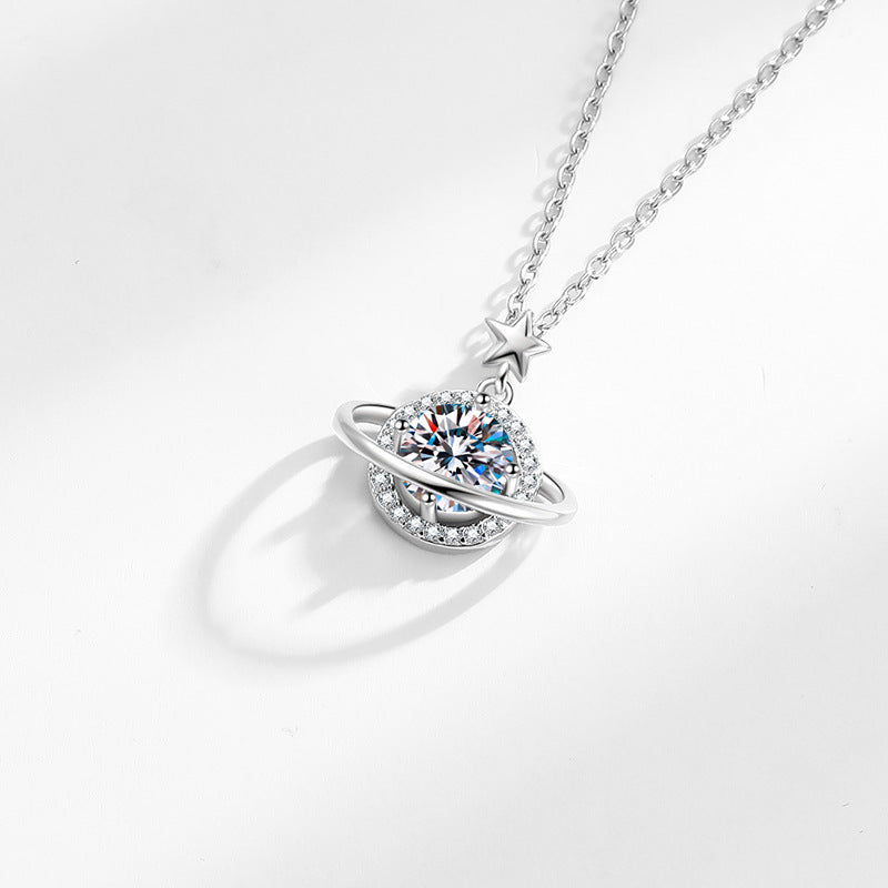 Planet Surround Necklace For Women XINGX Special-interest Design