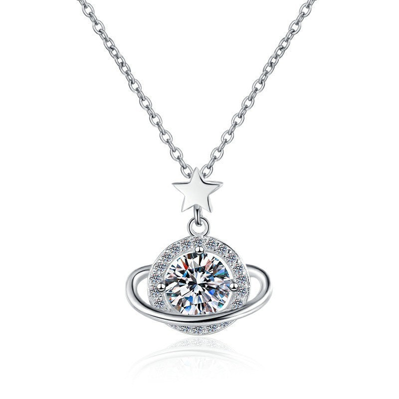 Planet Surround Necklace For Women XINGX Special-interest Design