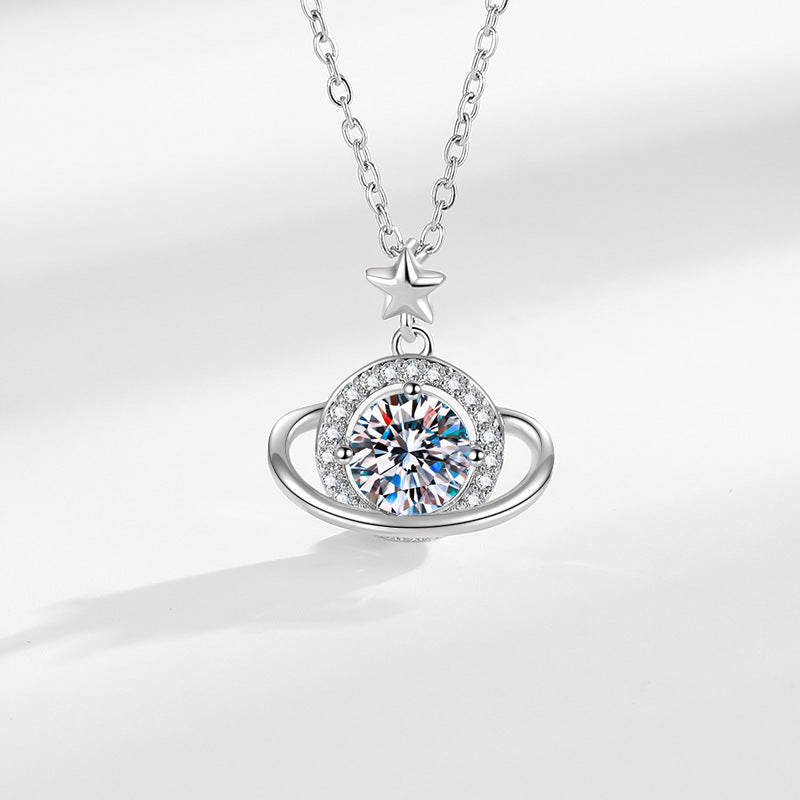 Planet Surround Necklace For Women XINGX Special-interest Design
