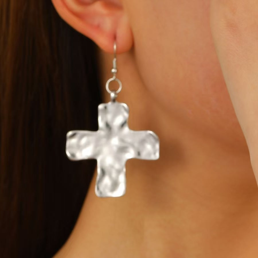 European And American Cross Alloy Pendant Necklace