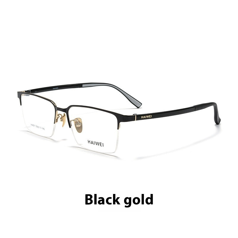 Ultra-light Titanium Frame Plastic Steel Leg Glasses