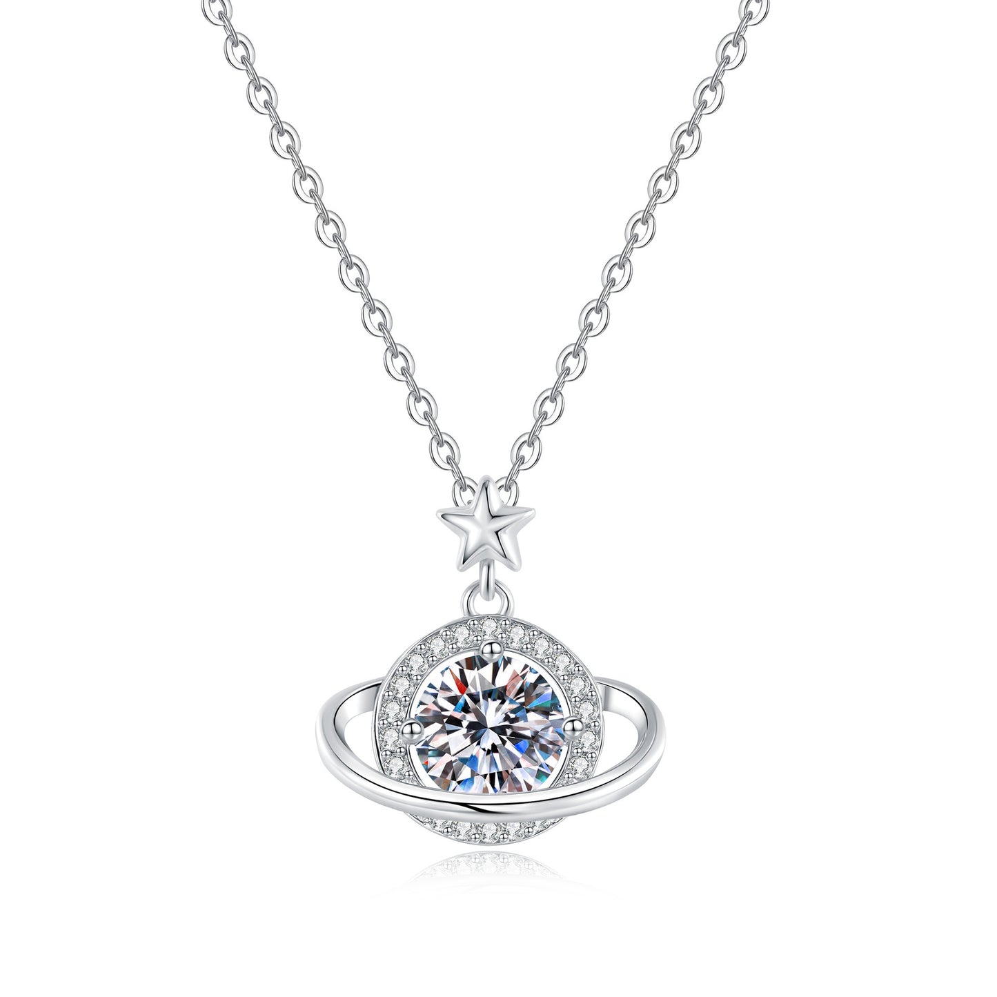 Planet Surround Necklace For Women XINGX Special-interest Design