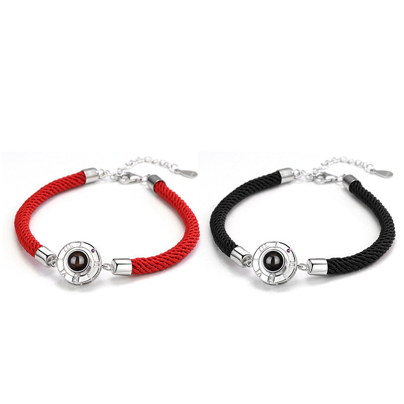 925 Sterling Silver Projection Corn Knot Tibetan Bracelet