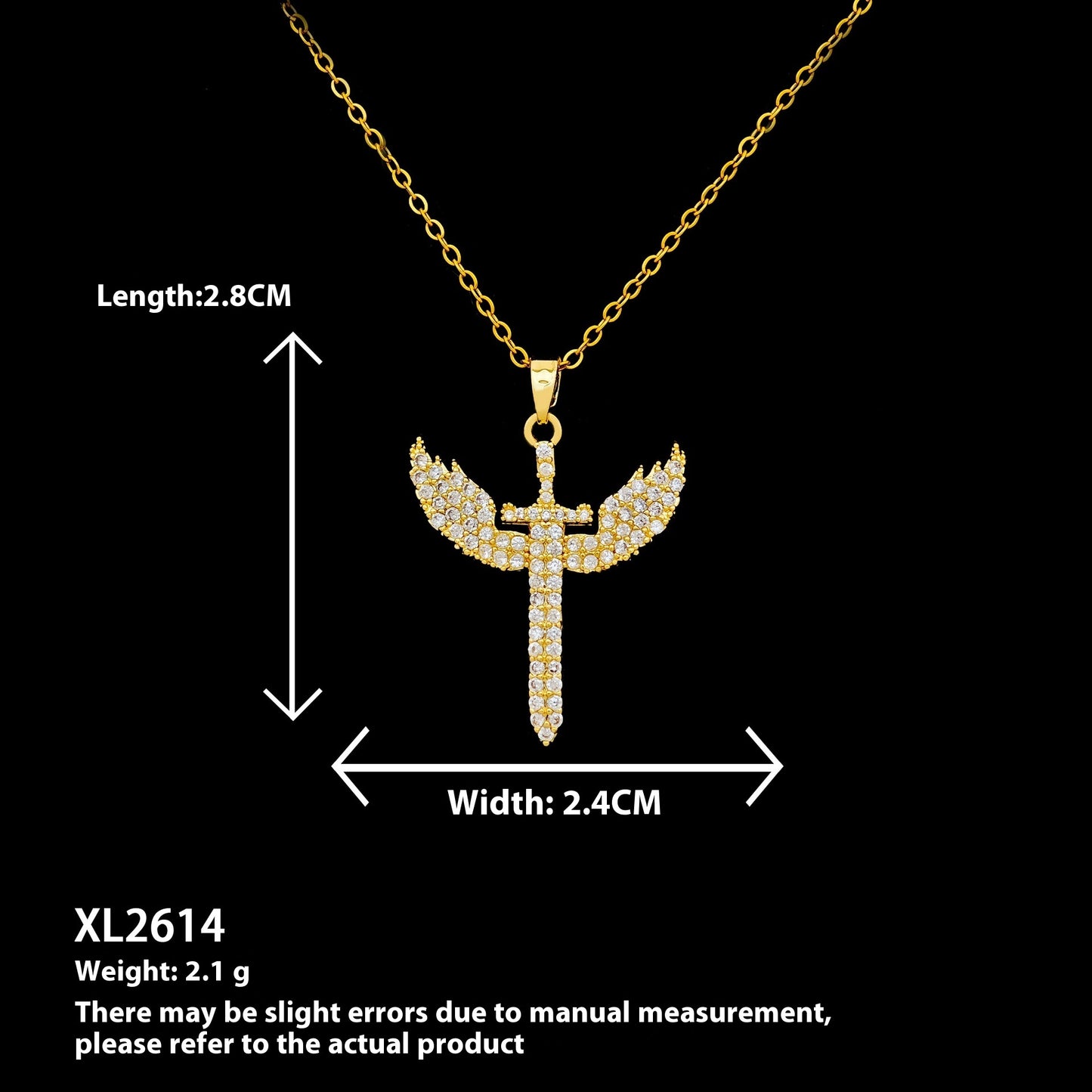 European And American Moon Necklace Niche Non-fading High-grade Accessories
