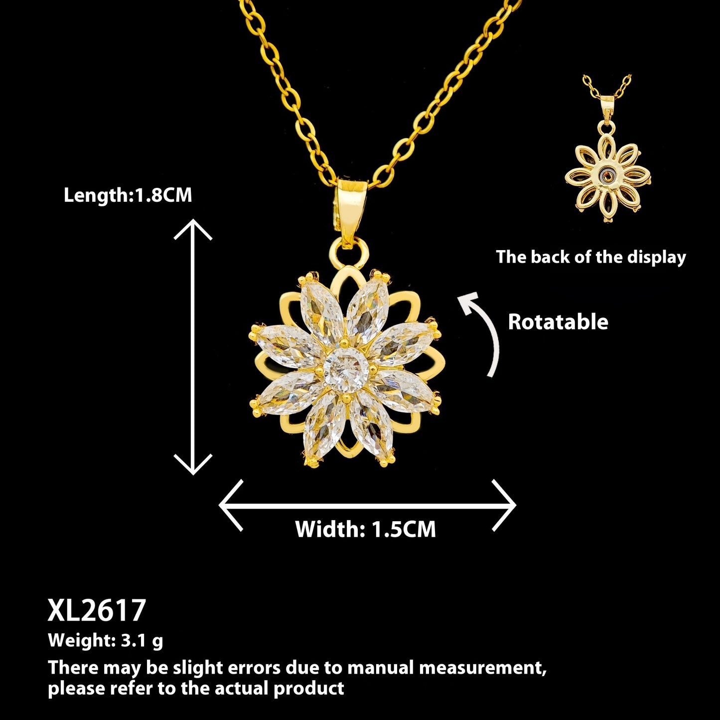 European And American Moon Necklace Niche Non-fading High-grade Accessories