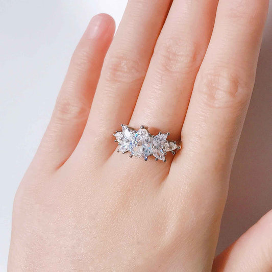 Trendy Cool Special-interest Design Sterling Silver Fashion Ring