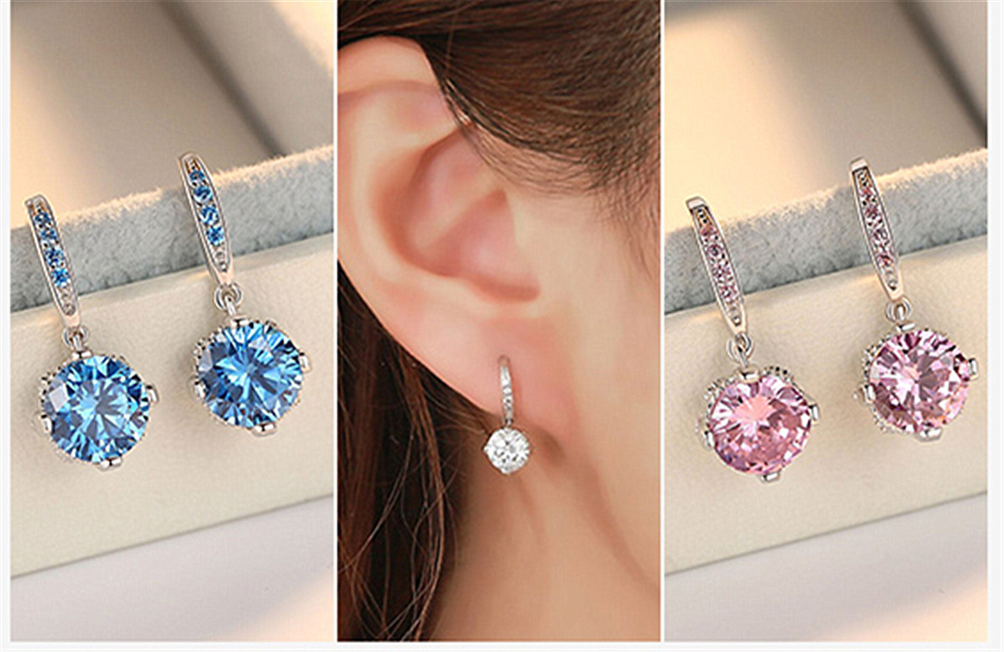 Silver Earrings Women's Day South Korea Temperament
