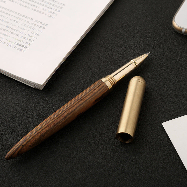 Business Creative Gift Solid Wood Metal Pen
