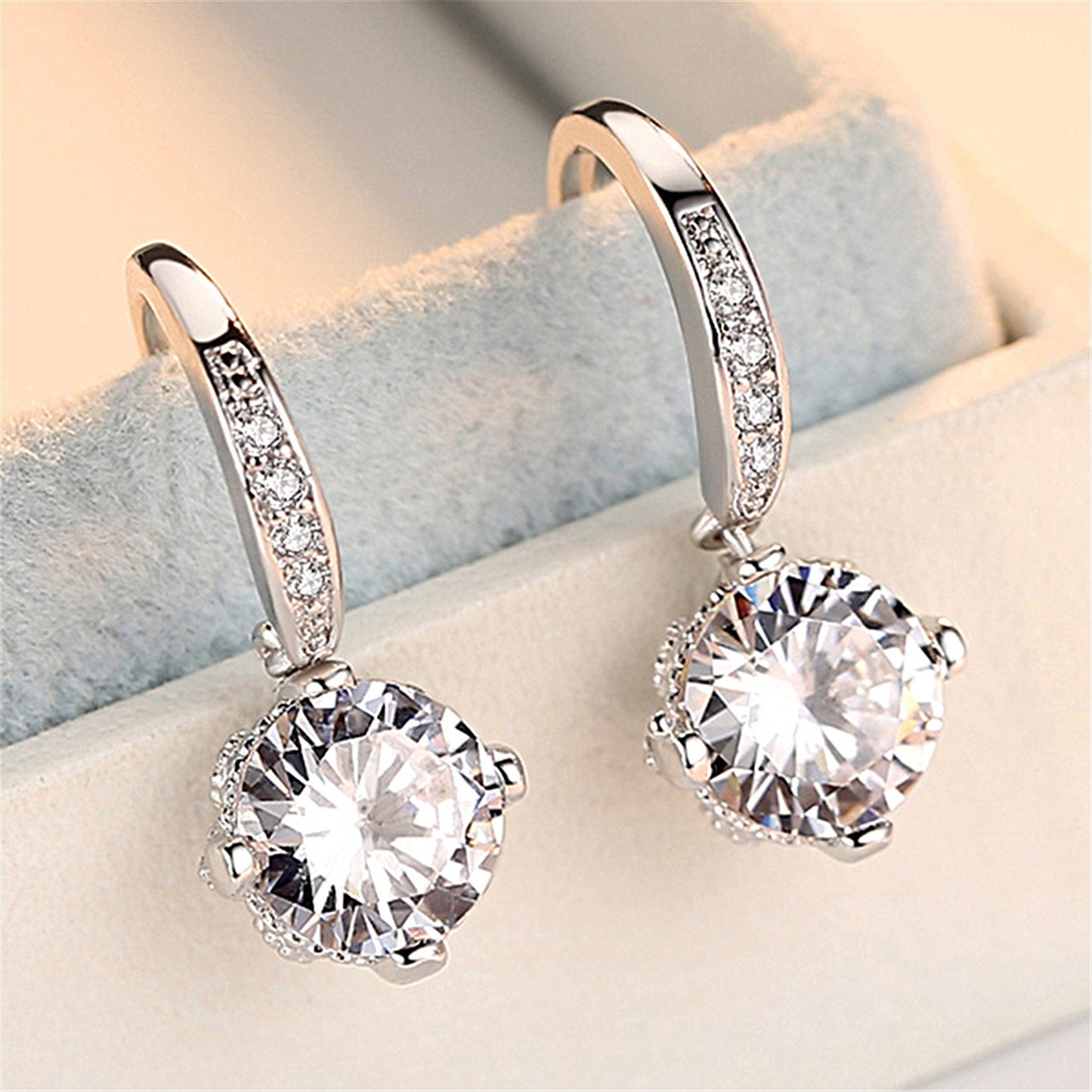 Silver Earrings Women's Day South Korea Temperament