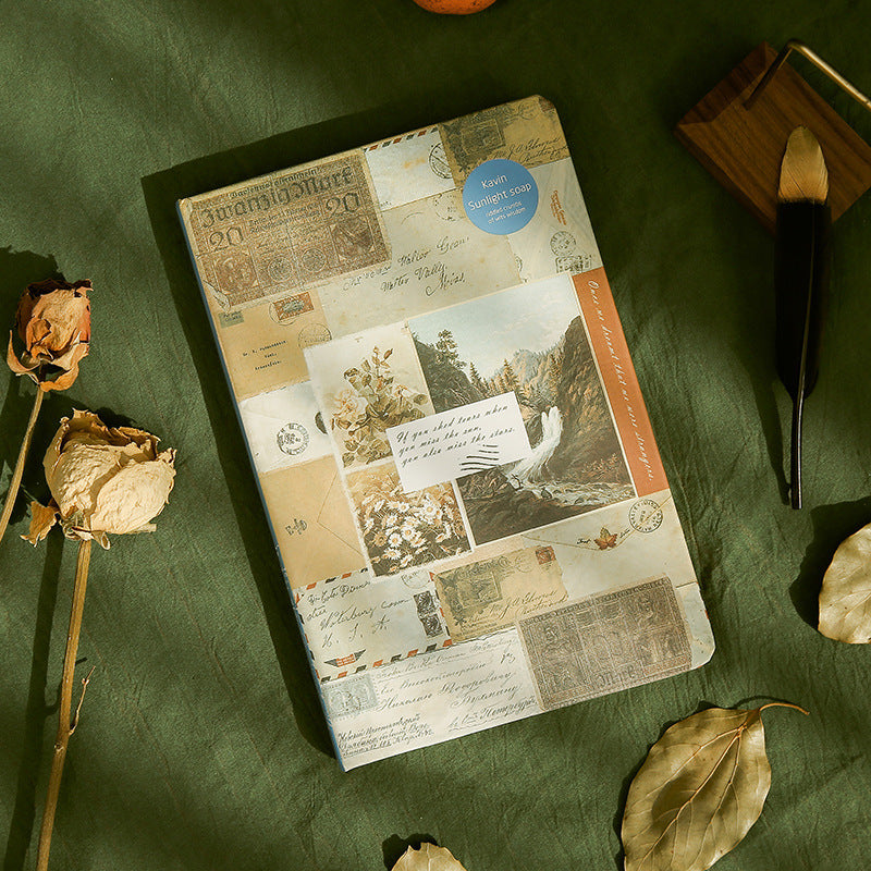 Personality creative kraft paper illustration mood notebook