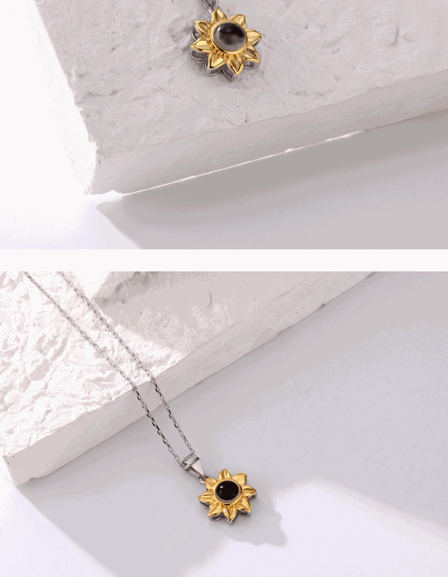 Simple Flowers Pastoral Style Clavicle Chain Female