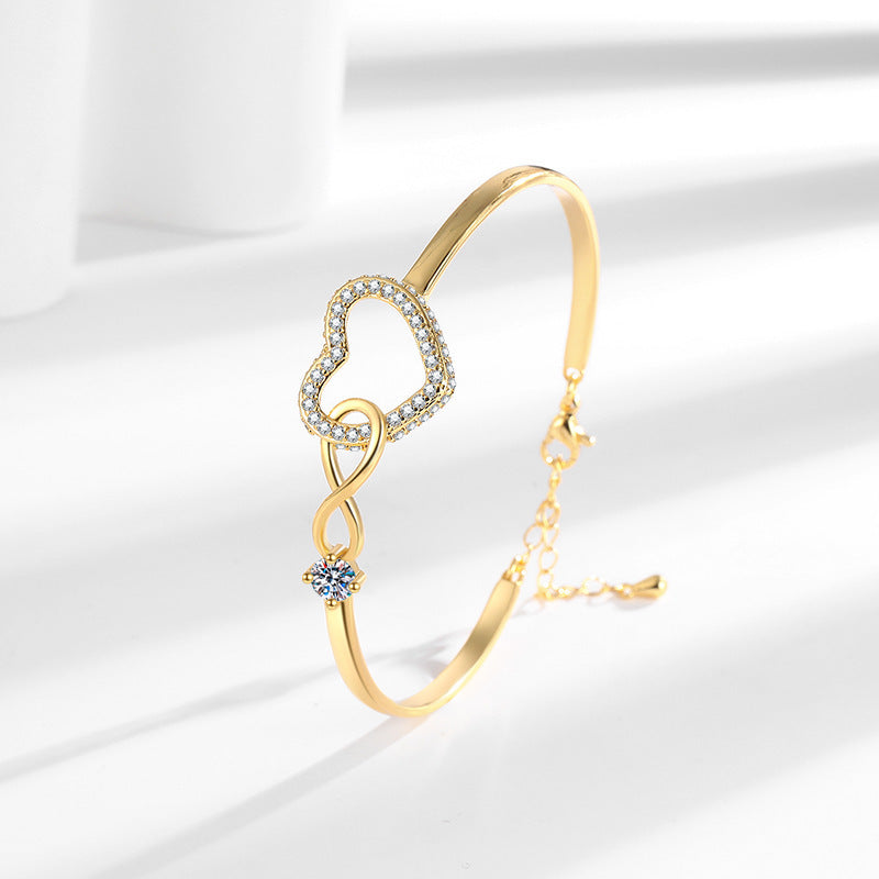 Infinite Symbol Hollow Love Bracelet Female