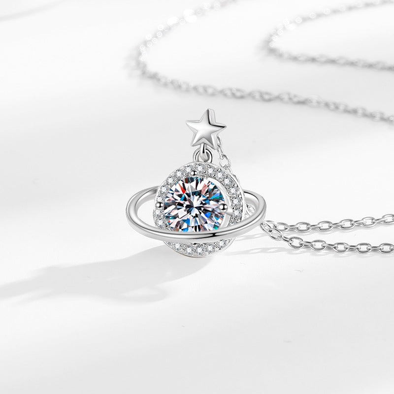 Planet Surround Necklace For Women XINGX Special-interest Design