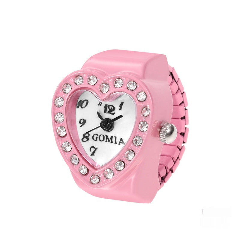 Women's Heart-shaped Ring Watch