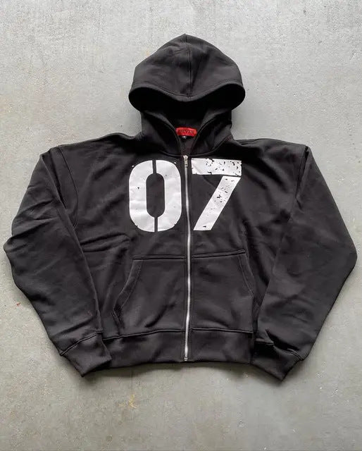 07 Street Trend Loose Sweater Suit