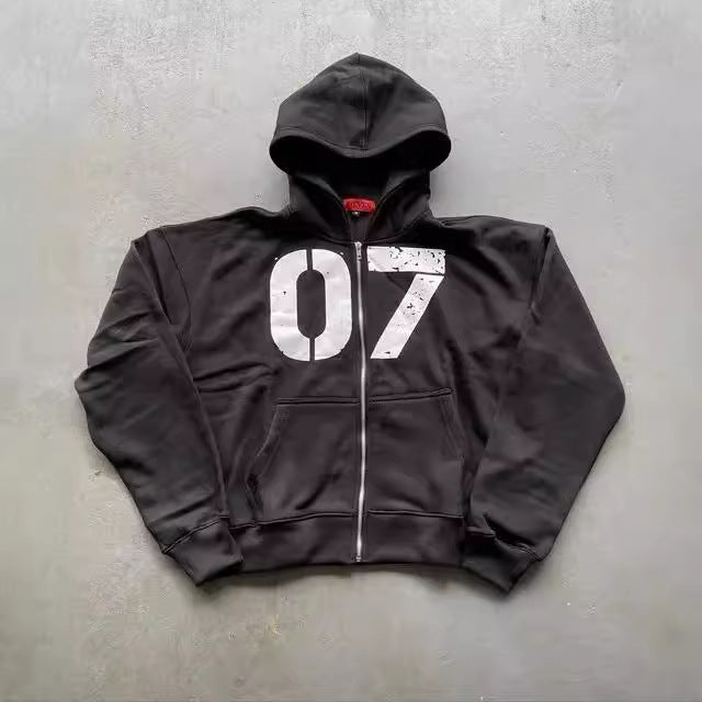 07 Street Trend Loose Sweater Suit