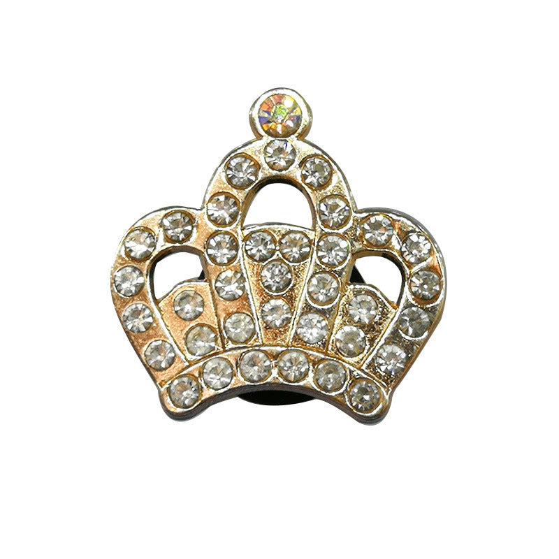 Metal Hole Shoes Flower Shoe Buckle Alloy Pearl