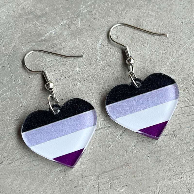 Rainbow Geometric Simple Multi-color Love Heart