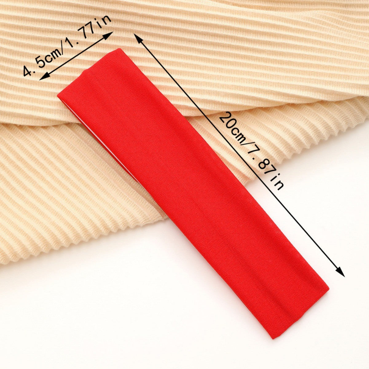 European And American Hot Solid Color Hair Band High Elastic Sports
