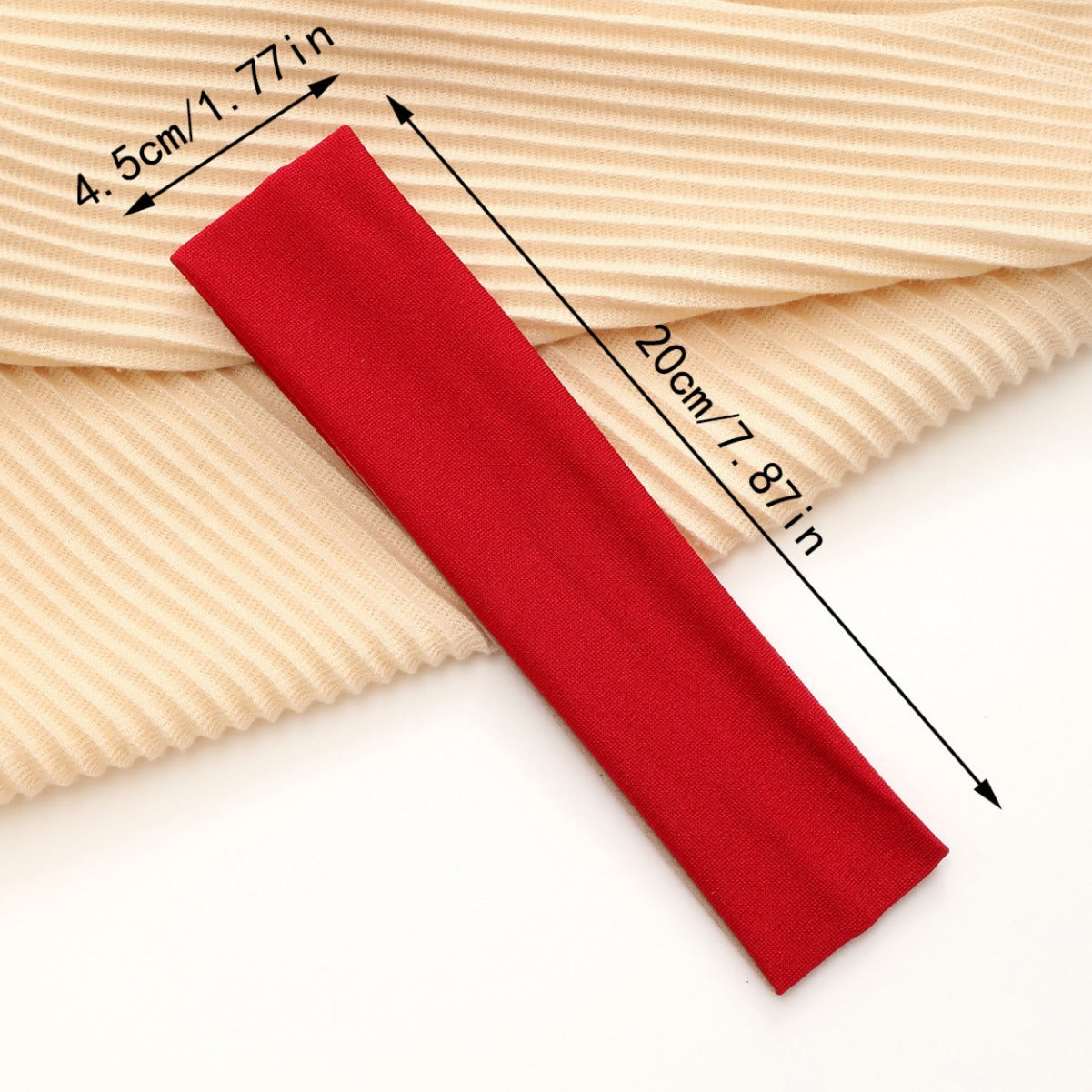 European And American Hot Solid Color Hair Band High Elastic Sports