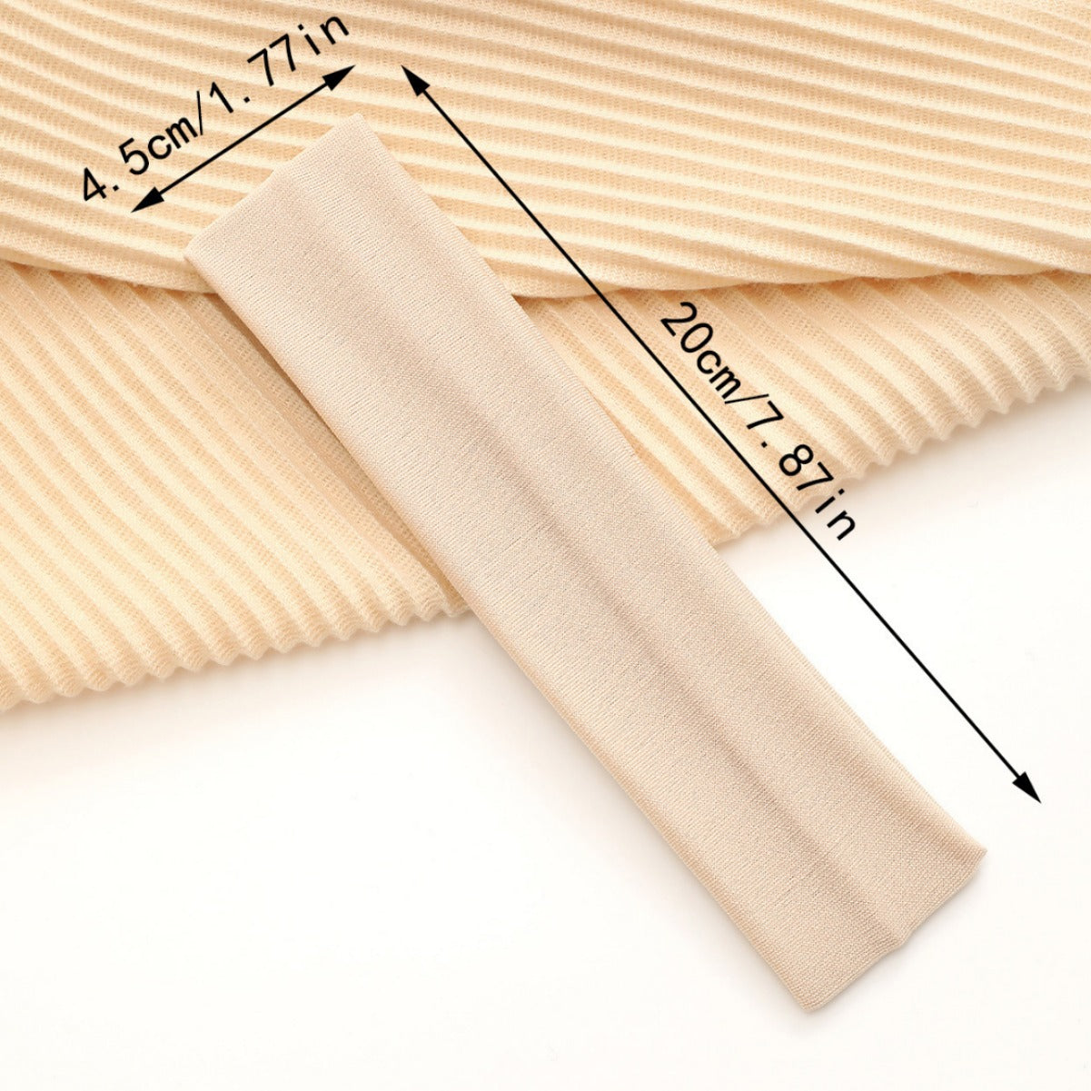 European And American Hot Solid Color Hair Band High Elastic Sports