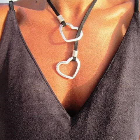 Alloy Double-layer Necklace Silver Temperament Payment