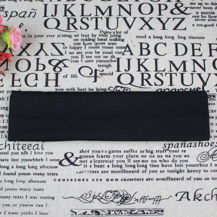 European And American Hot Solid Color Hair Band High Elastic Sports