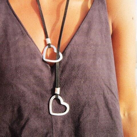Alloy Double-layer Necklace Silver Temperament Payment