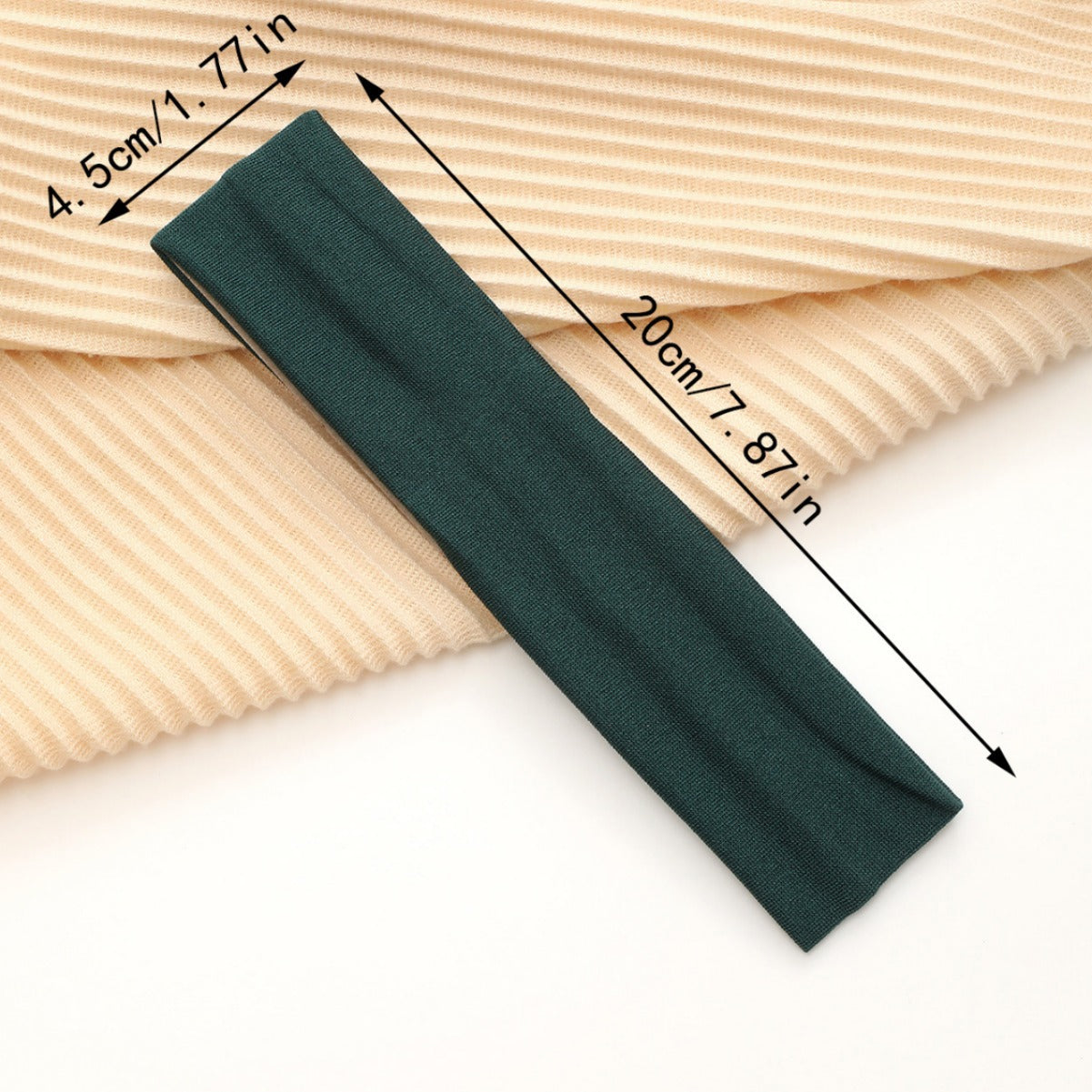 European And American Hot Solid Color Hair Band High Elastic Sports