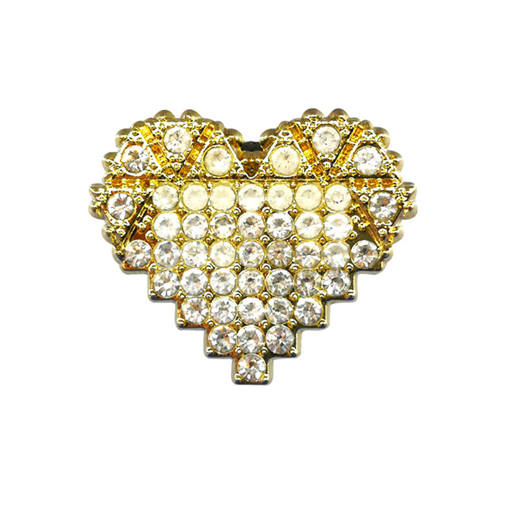 Hole Shoes Accessories Metal Buckle