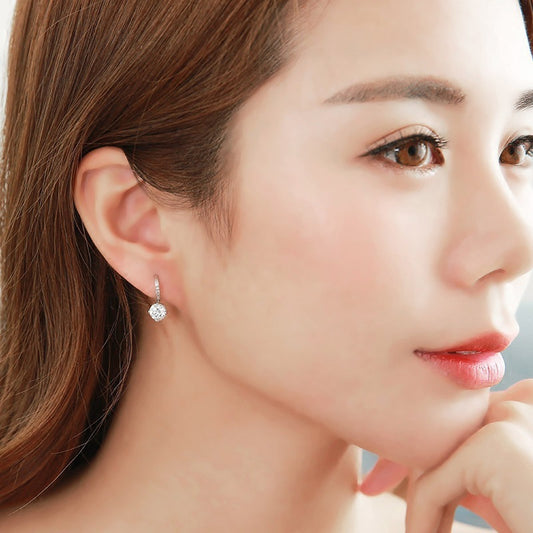 Silver Earrings Women's Day South Korea Temperament