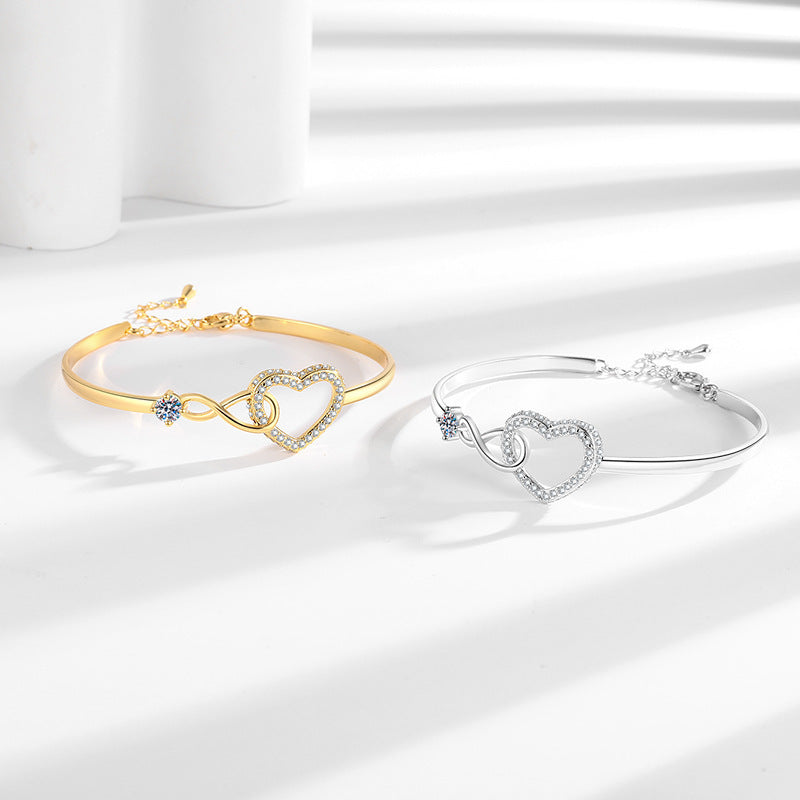 Infinite Symbol Hollow Love Bracelet Female