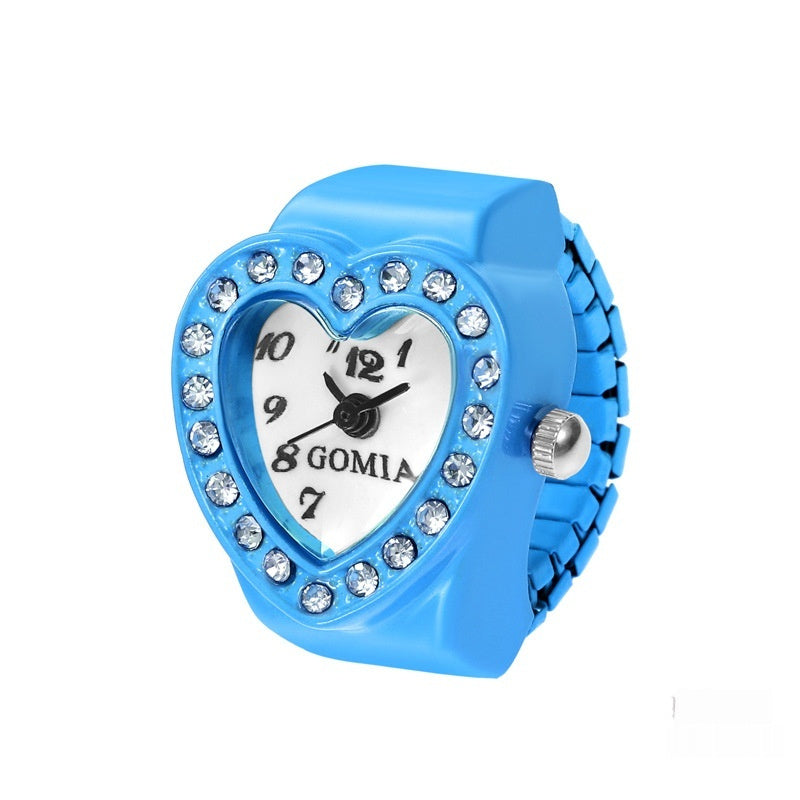 Women's Heart-shaped Ring Watch