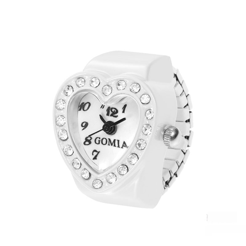 Women's Heart-shaped Ring Watch