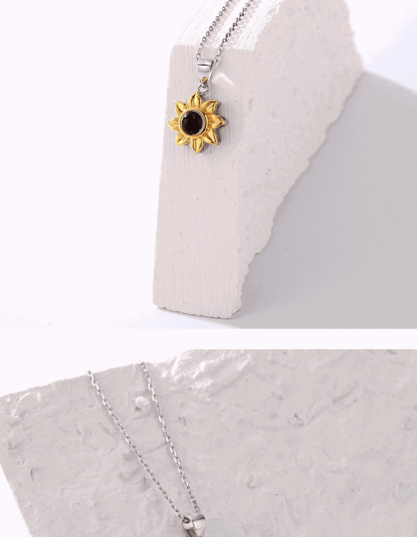 Simple Flowers Pastoral Style Clavicle Chain Female