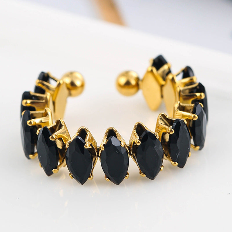 Color Zircon Ins Fashion Ring For Women