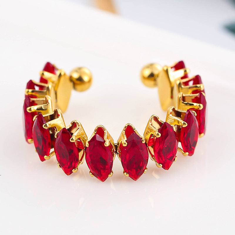 Color Zircon Ins Fashion Ring For Women