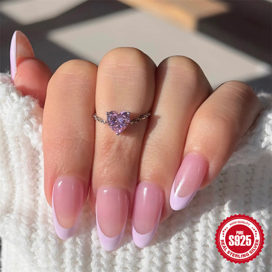 S925 Silver Niche Unique Design Pull-out Chain Ring