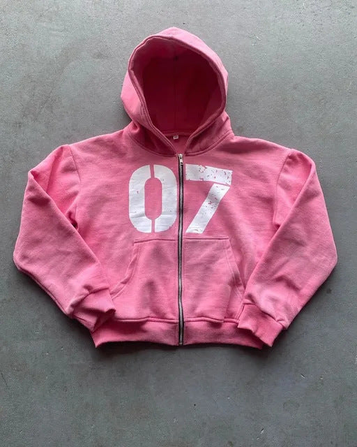 07 Street Trend Loose Sweater Suit