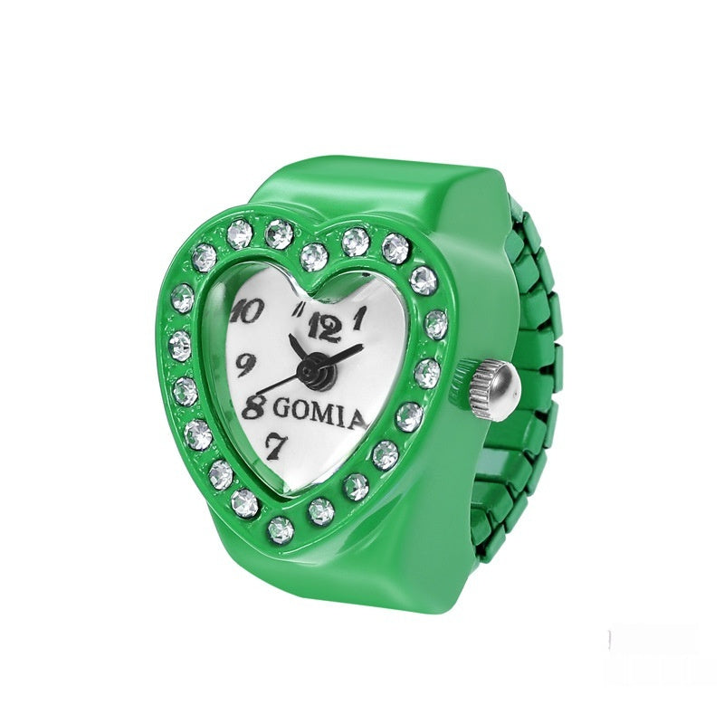 Women's Heart-shaped Ring Watch